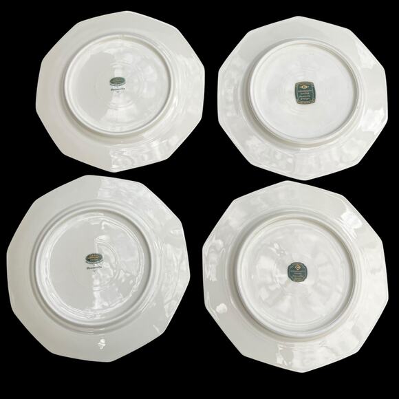 Community China Deauville Art Deco Salad Plates Lot of 4 1920s Bavaria READ - Picture 2 of 11